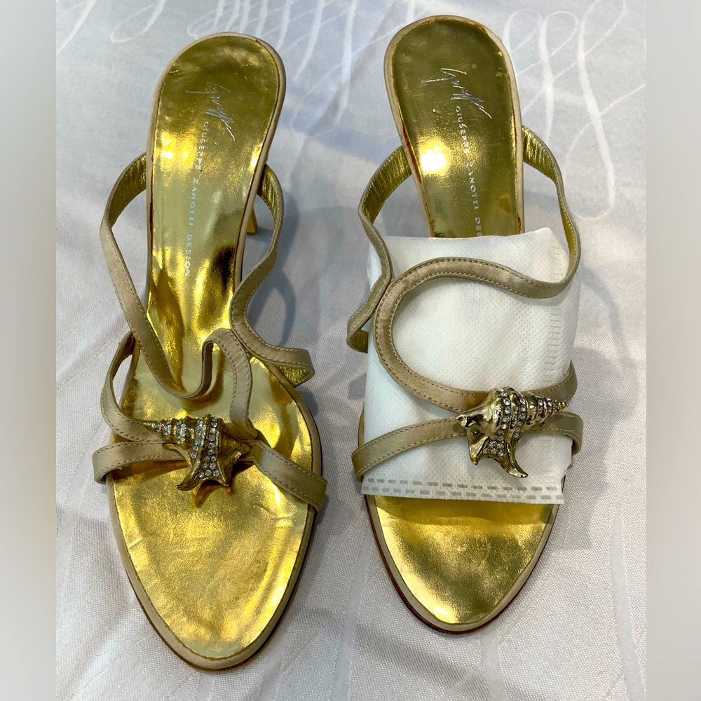 Zanotti Italian Gold Shoe